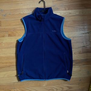L.L. Bean fleece vest